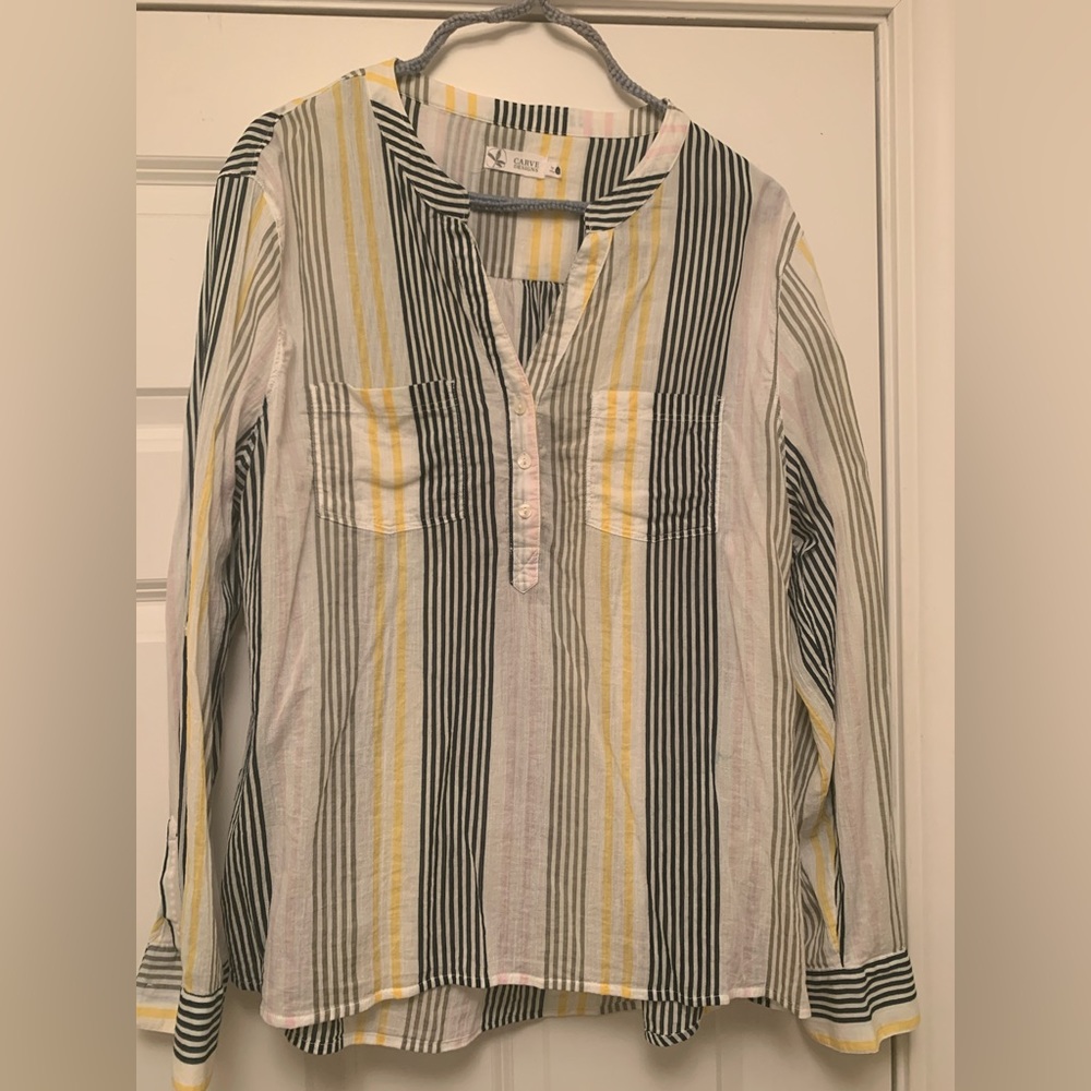 Carve Designs Ladies “DYLAN GAUZE SHIRT” - Picture 2 of 2